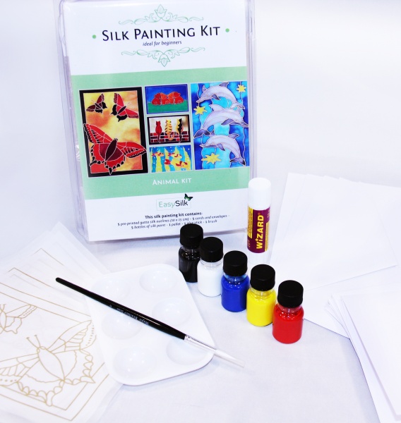 Silk Painting Card Making Kit - Animals