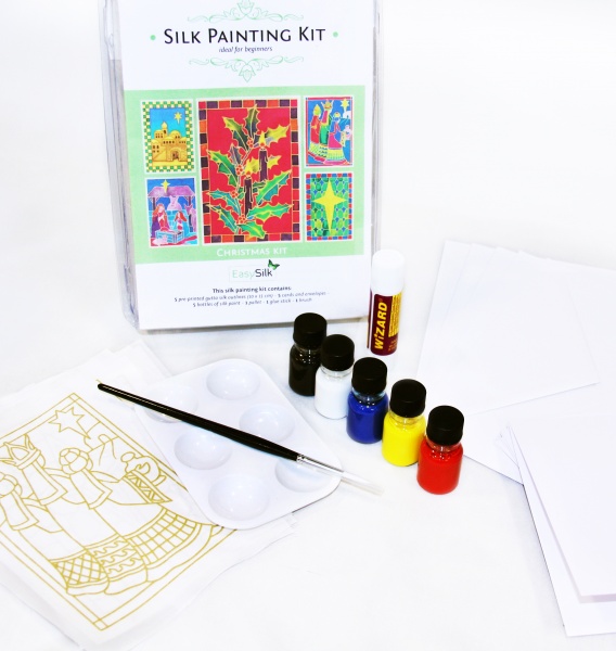 Silk Painting Card Making Kit - Christmas